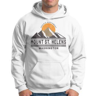 Vintage Mount St Helens Washington Mountain Souvenir Hoodie | Mazezy