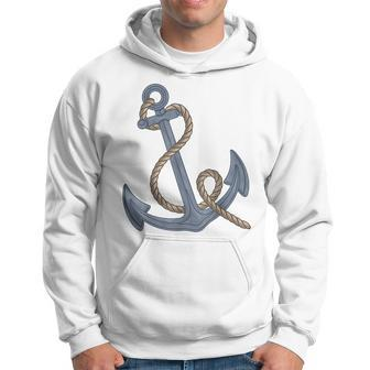 Vintage Nautical Anchor | Cute Retro Sailing Gift Hoodie | Mazezy UK