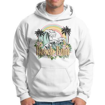 Vintage Retro Beach Bum Tropical Summer Vacation Gifts Vacation Funny Gifts Hoodie | Mazezy