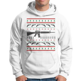 I Want Guns For Christmas Ugly Christmas Sweater 2 Hoodie - Monsterry