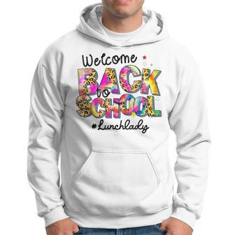 Welcome Back To School Lunch Lady Leopard Tie Dye Hoodie - Monsterry AU