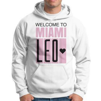 Welcome To Miami Leo 10 - Goat Gifts For Goat Lovers Funny Gifts Hoodie | Mazezy