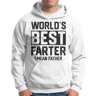 Worlds Best Farter I Mean Father Mens Fathers Day Cool Dad Hoodie | Mazezy