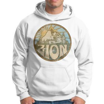 Zion National Park Utah Nature Mountains Hiking Outdoors Hoodie - Seseable