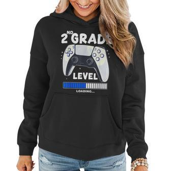 2Nd Grade Level Loading Back To School Video Game Controller Women Hoodie - Monsterry AU