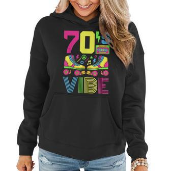 70S Vibe 1970S Fashion Theme Party Outfit Seventies Costume Women Hoodie - Thegiftio UK