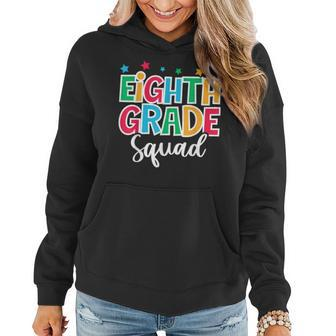 8Th Grade Squad First Day Of School Welcome Back To School Women Hoodie | Mazezy