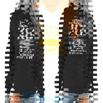 9 Year Old Born In September 2014 Floral 9Th Birthday Women Hoodie | Mazezy