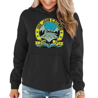 Aircraft Carrier Cv-74 Uss John Stennis Women Hoodie - Thegiftio UK