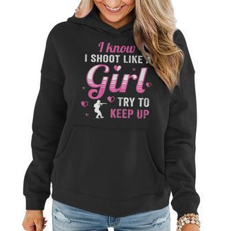 Airsoft Sports Lover Vintage Airsofting Girl Women Hoodie | Mazezy