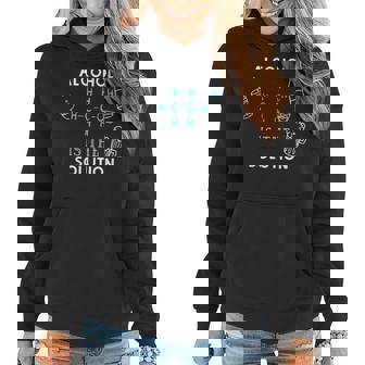 Alcohol Chemistry Teacher Alcoholic Wine Beer Women Hoodie | Mazezy