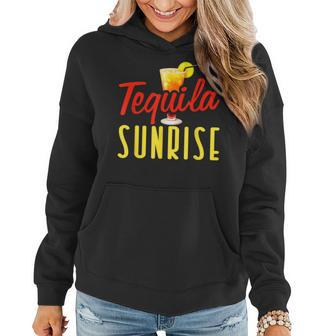 Alcohol Tequila Sunrise Cocktail Adult Holiday Gifts Women Hoodie | Mazezy