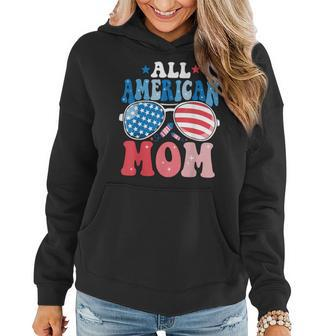 All American Mom Sunglasses 4Th Of July Family Matching Women Hoodie | Mazezy