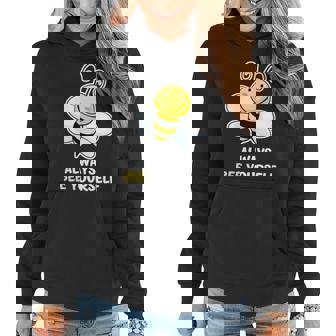 Always Bee Yourself - Funny Bee Pun Jokes Motivation Pun Women Hoodie | Mazezy