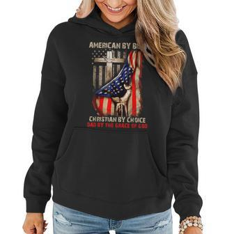 American By Birth Christian By Choice Dad By The Grace Mens Funny Gifts For Dad Women Hoodie | Mazezy
