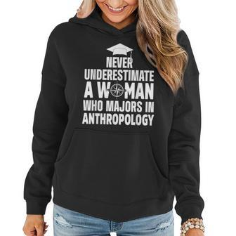 Anthropologist Woman Anthropology Student And Teacher Women Hoodie | Mazezy