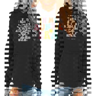 In My Auntie Era Groovy Aunt Retro Cool Aunt Birthday Women Hoodie | Mazezy