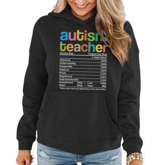 Autism Teacher Facts Autism Awareness Gifts For Teacher Women Hoodie | Mazezy