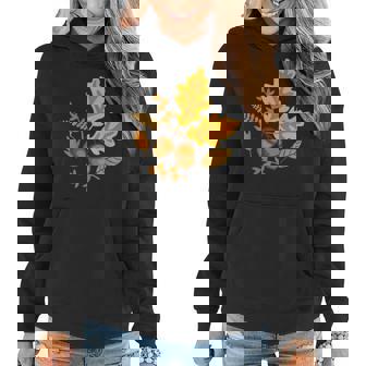 Autumn Leaves And Acorns Fall For Thanksgiving Cute Women Hoodie | Mazezy