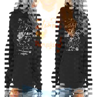 Autumn Leaves And Pumpkins Please Fall Lover Coffee For Coffee Lovers Women Hoodie | Mazezy