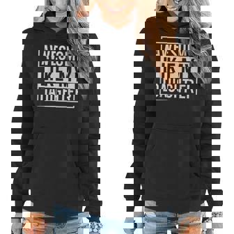 Awesome Like My Daughter Funny Fathers Day Dad Joke Saying Women Hoodie | Mazezy