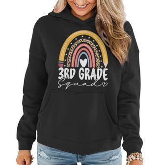 Back To School Rainbow 3Rd Third Grade Squad For Teachers Women Hoodie - Monsterry