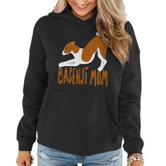 Basenji I Love My Mom -Cute And Fun For Dog People Women Hoodie | Mazezy CA