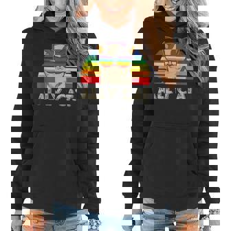 Be An Ally Cat Gay Pride Month Lgbtq Proud Rainbow Equality Women Hoodie | Mazezy