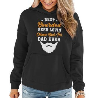 Beer Best Bearded Beer Lovin Scottish Terrier Dad Funny Women Hoodie - Monsterry AU
