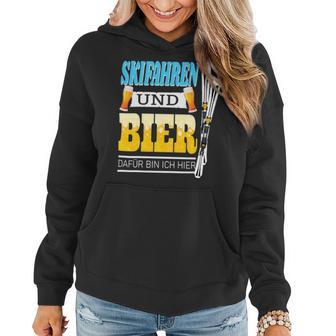 Beer Funny Apres Ski Beer Skiing Skier Ski Holiday Party Women Hoodie - Monsterry UK