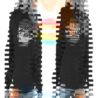 Best Godfather Ever Fathers Day Grandpa Retro Vintage Cool Women Hoodie | Mazezy