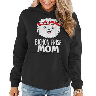 Bichon Frise Dog Owner Mama Funny Bichon Frise Mom Women Hoodie - Seseable