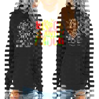 Black And Proud Junenth Fist Butterfly African Junenth Women Hoodie | Mazezy