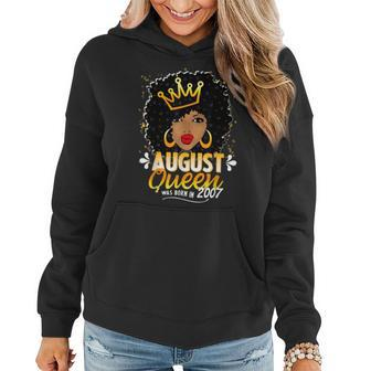 Black Queen August 2007 15Th Birthday 15 Years Old Women Hoodie | Mazezy CA