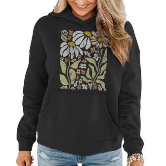 Boho Wildflowers Floral Nature Flower For Women Nature Lover Women Hoodie | Mazezy