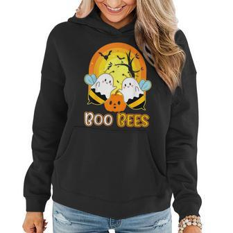 Boo Bees Halloween For Bees Women Hoodie - Monsterry
