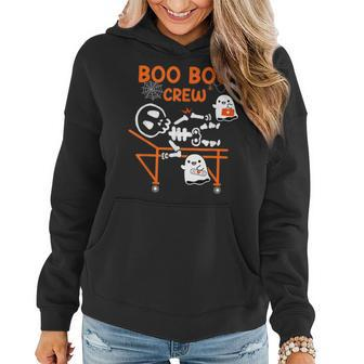 Boo Boo Crew Ghost Doctor Paramedic Emt Nurse Halloween Women Hoodie - Monsterry DE