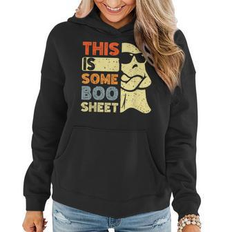 This Is Some Boo Sheet Ghost Halloween Costume Women Hoodie