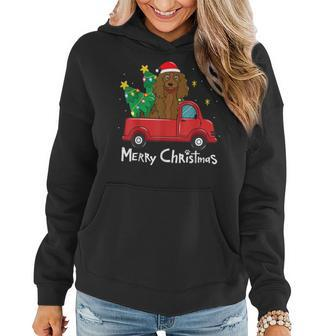 Boykin Spaniel Christmas Ornament Truck Tree Dog Mom Women Hoodie | Mazezy