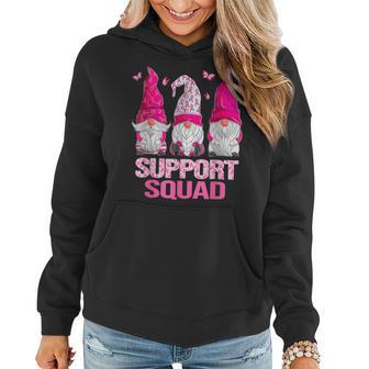 Breast Cancer Awareness For Gnomes Support Squad Women Hoodie - Seseable