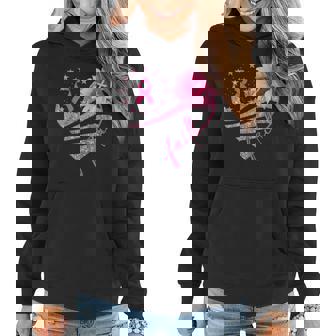 Breast Cancer Awareness Sun Flower Faith Bling Bling Women Hoodie | Mazezy