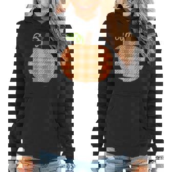 Buffalo Plaid Pumpkin Patch Kids Adults Fall Halloween Halloween Women Hoodie | Mazezy