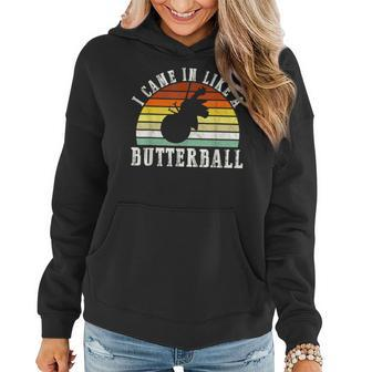I Came In Like A Butterball Thanksgiving Kid Women Hoodie - Monsterry