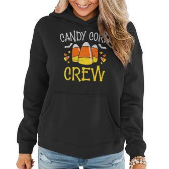 Candy Corn Crew Halloween Party Spooky Season Women Hoodie | Mazezy