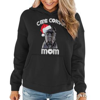 Cane Corso Mom Italian Mastiff Christmas Hat Gift Women Hoodie | Mazezy