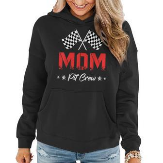 Car Racing Birthday Party Family Matching Mom Pit Crew Gifts For Mom Funny Gifts Women Hoodie | Mazezy