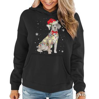 Catahoula Leopard Dog Christmas Light Xmas Mom Dad Gifts Gifts For Mom Funny Gifts Women Hoodie | Mazezy