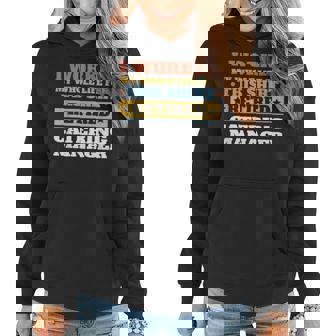 Catering Manager Retired Retirement Women Hoodie | Mazezy