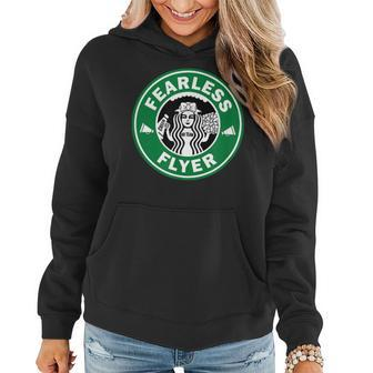 Cheer Fearless Flyer For Girls On Cheer Squad Women Hoodie - Seseable