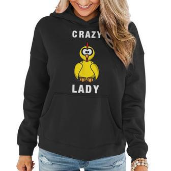 Chicken Crazy Lady Funny Farm Animal Farm Funny Gifts Women Hoodie | Mazezy